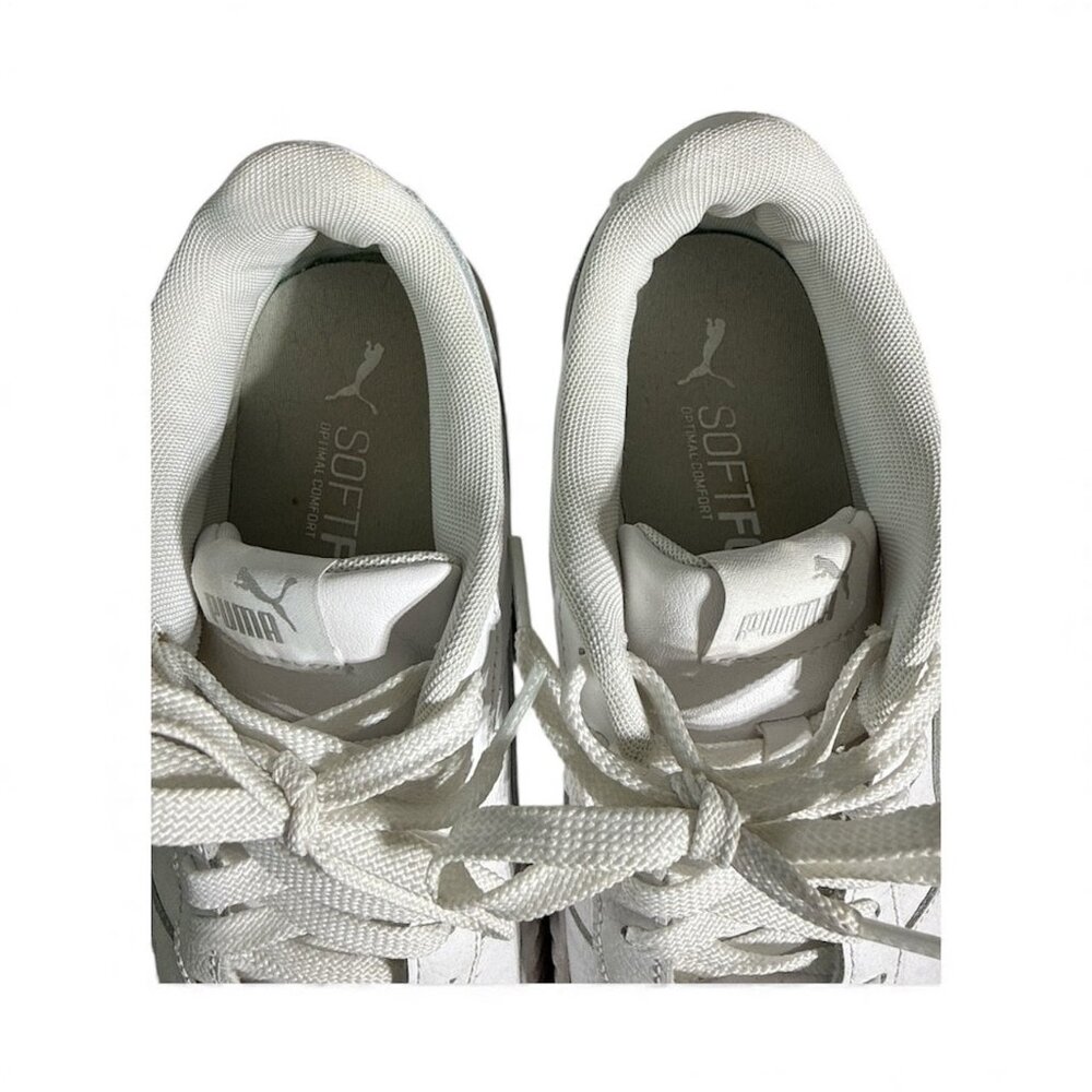 Puma SoftFoam White Leather Sneakers Women’s 8.5 – Casual Comfort - Picture 6 of 7